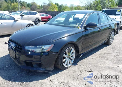 2013 Audi A6 2.0T Premium из США, поврежденный, VIN WAUGFAFC0DN092446